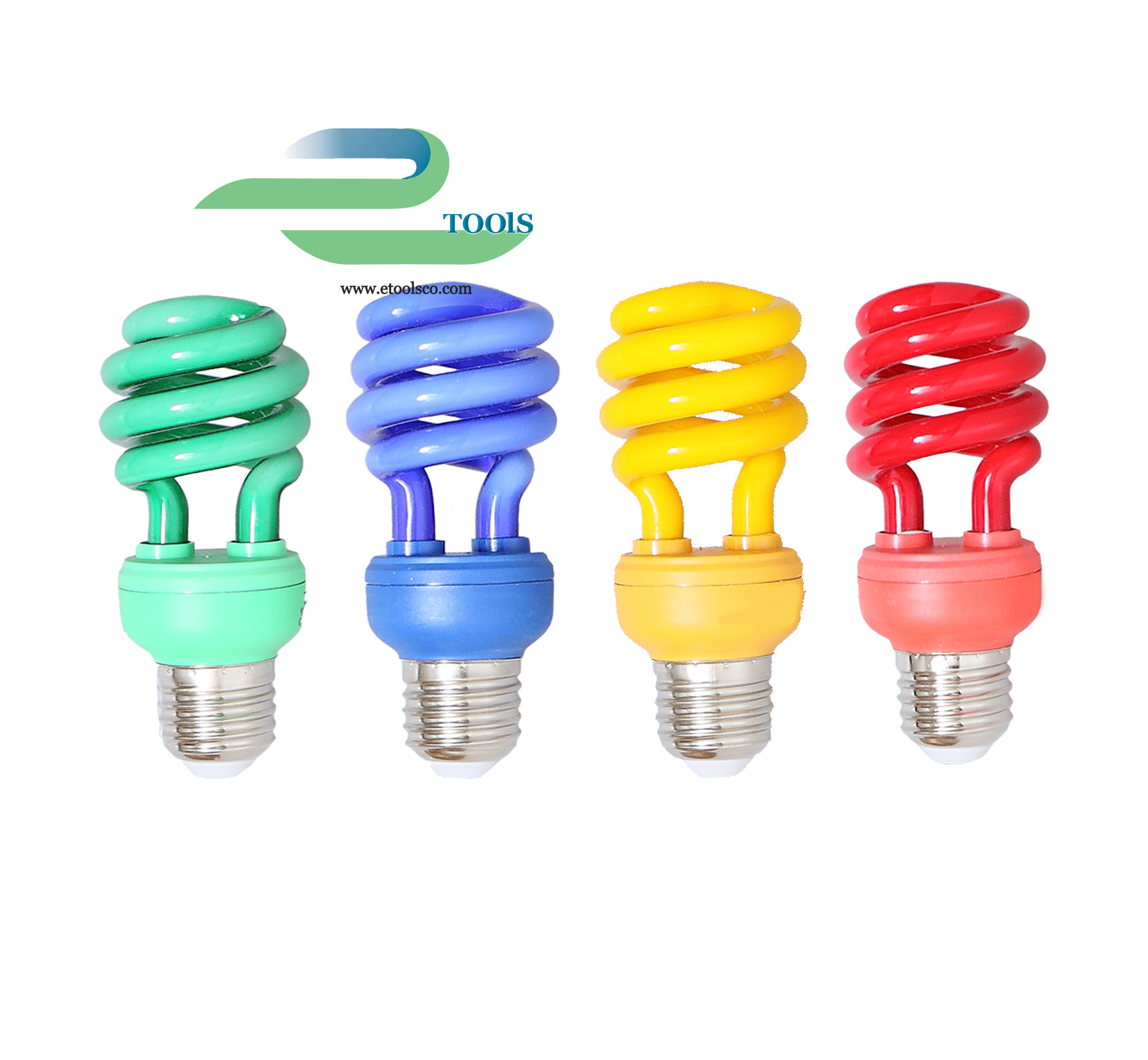 لامپ کم مصرف برجیس 15 وات رنگی